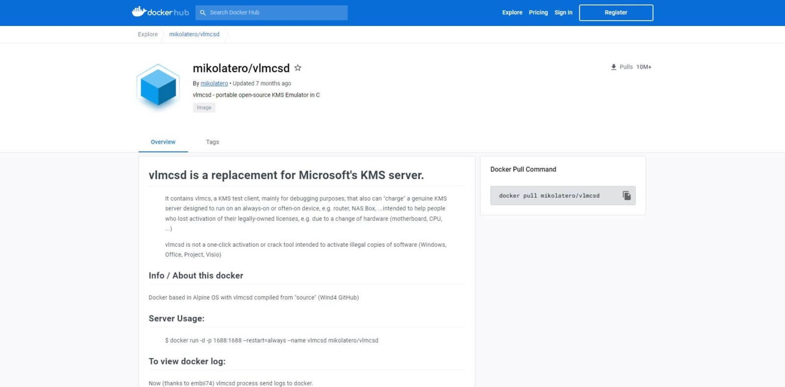 Установка KMS сервера в Docker: активация Windows и Office Установка KMS сервера в Docker: активация Windows и Office